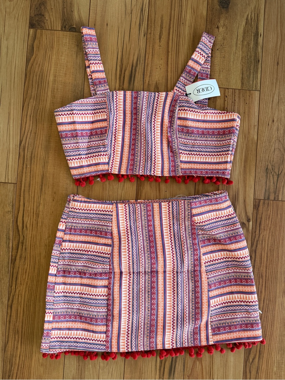 Cute matching set from Cider Aztec inspired - size M
